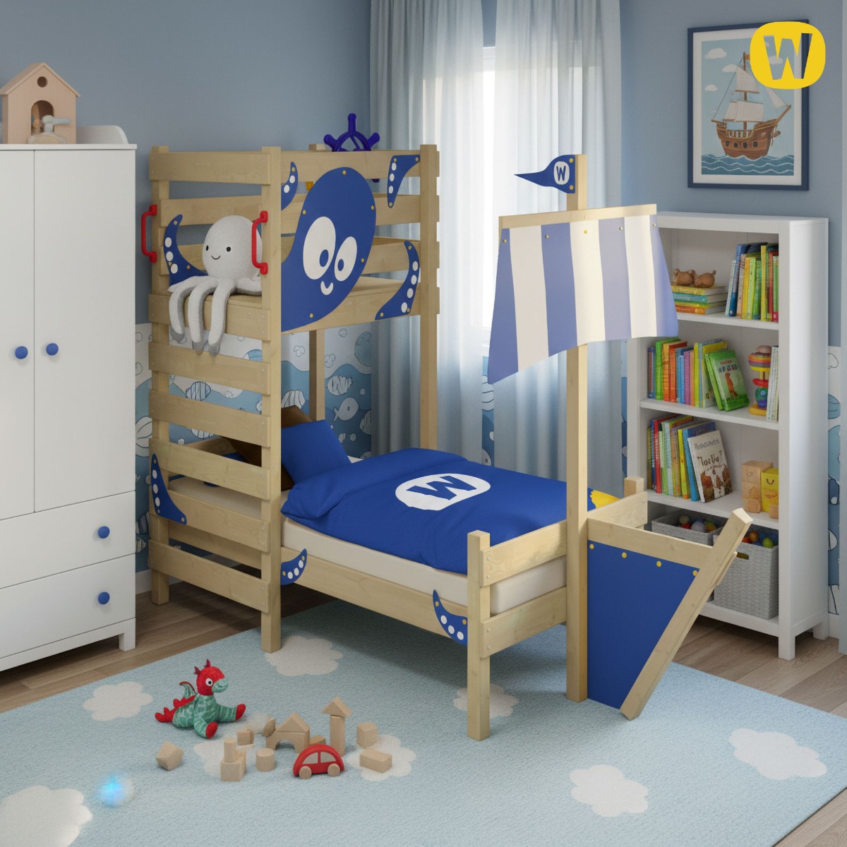 Letto per bambini Wickey CrAzY Bounty 630802_k