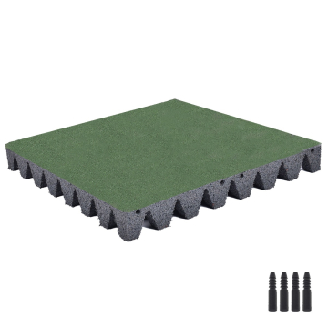 Mattonella antitrauma 50x50x6,5 cm incl. perni di fissaggio  835852