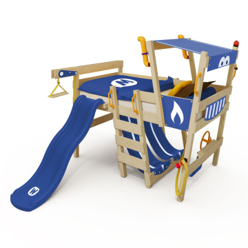 Letto a soppalco Wickey CrAzY Smoky con scivolo  630760_k