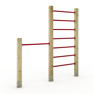 Scala per l'arrampicata con barra ginnica singola Wickey PRO Tumble 308PX  100715
