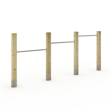Barra ginnica tripla Wickey PRO Tumble 423PX  100727