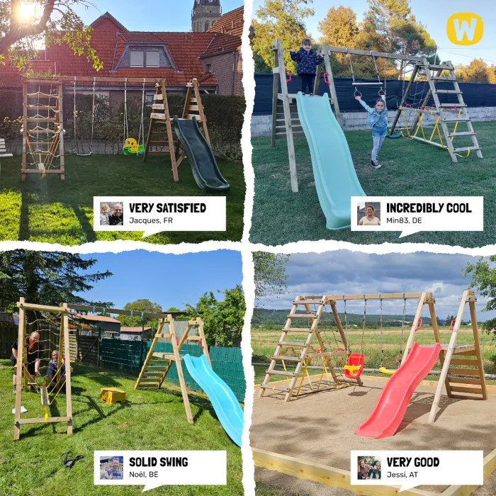 Struttura Arrampicata Bambini Giardino - Esse