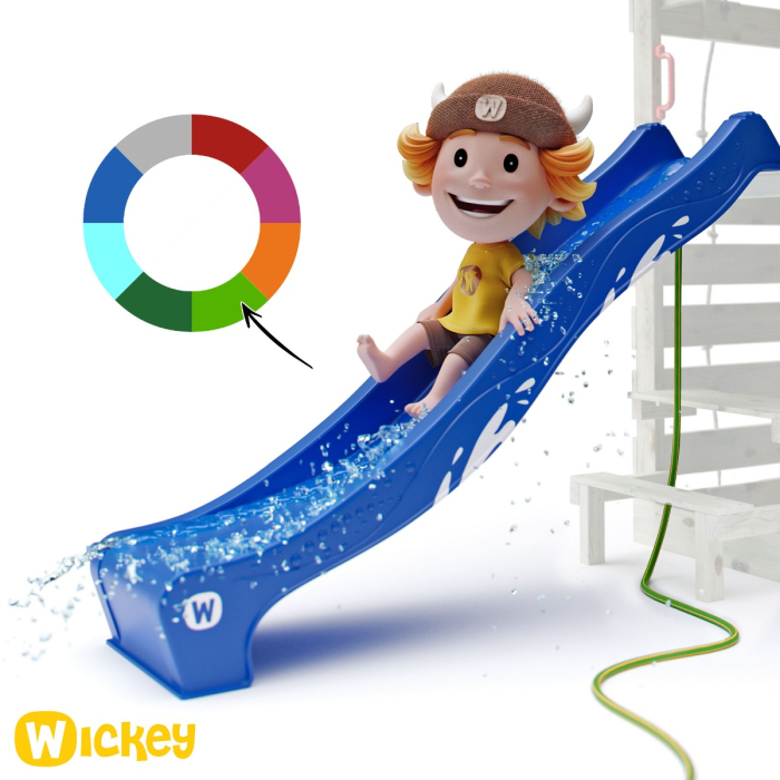 Wickey Parco giochi in legno Smart Cave Giochi da giardino con altalena e  scivolo Casetta da