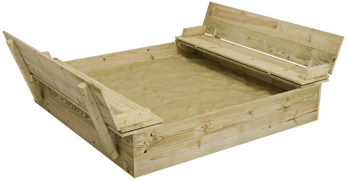 Sabbiera Flippey con coperchio (diverse dimensioni)