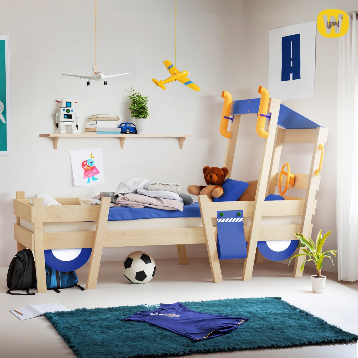 Letto per bambini Wickey CrAzY Sparky Pro 630516_k