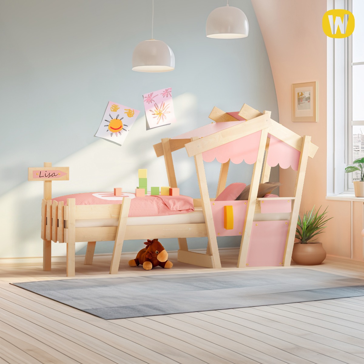 Letto da gioco CrAzY Candy Wickey 630510_k