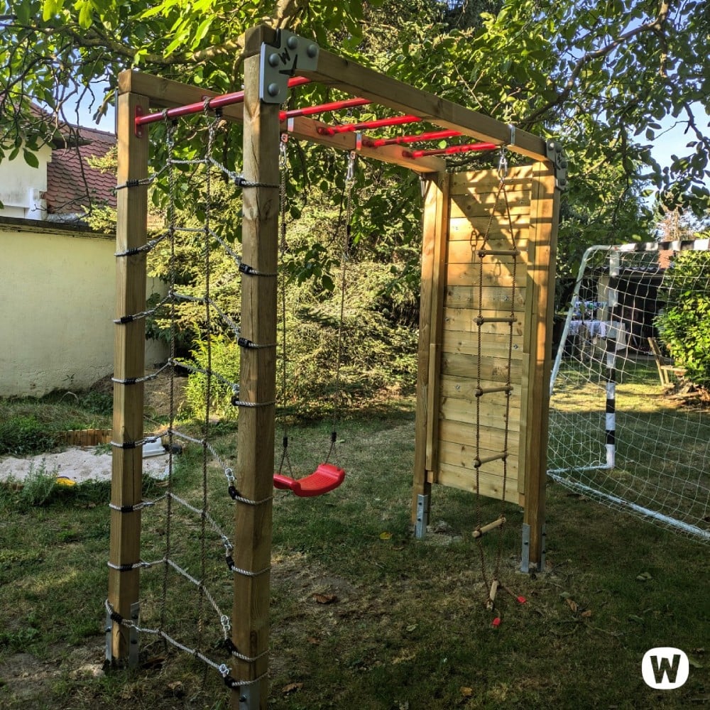Parco giochi con scala orizzontale Wickey FIT Gym 442 833421