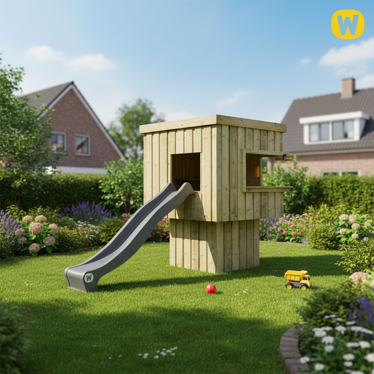 Moderna casetta su palafitta per bambini Wickey CubicCabin High 835260_k