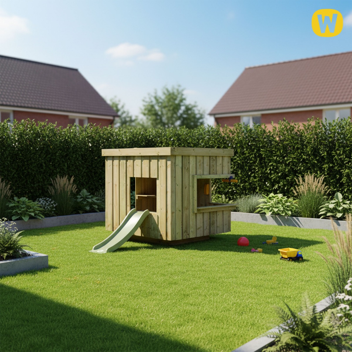 Moderna casetta per bambini Wickey CubicCabin Low 835266_k