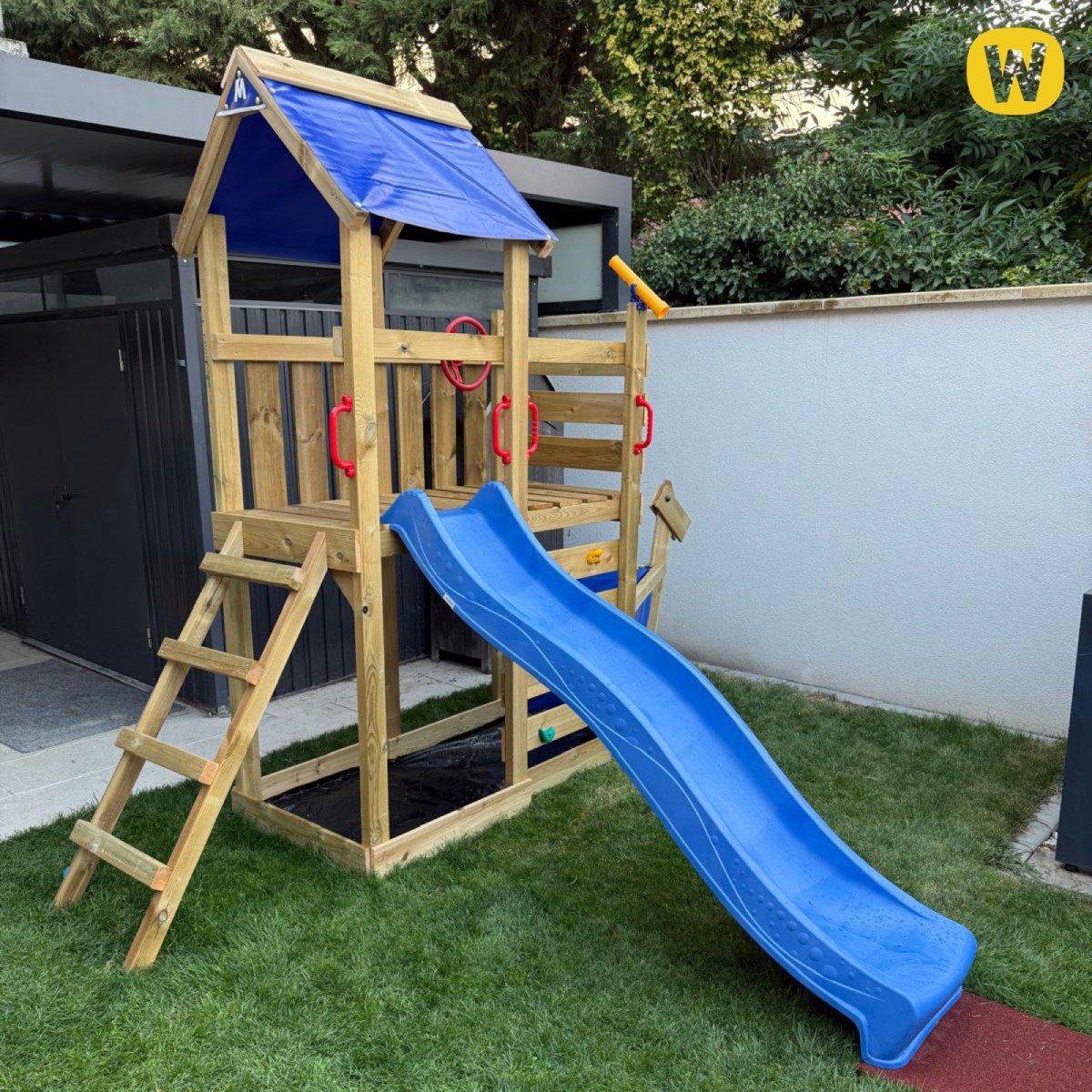 Gioco da giardino con scivolo Wickey SpookyFlyer 1000240_k