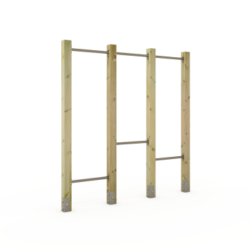 Parkour per il parco giochi Wickey PRO Fit Step  100956