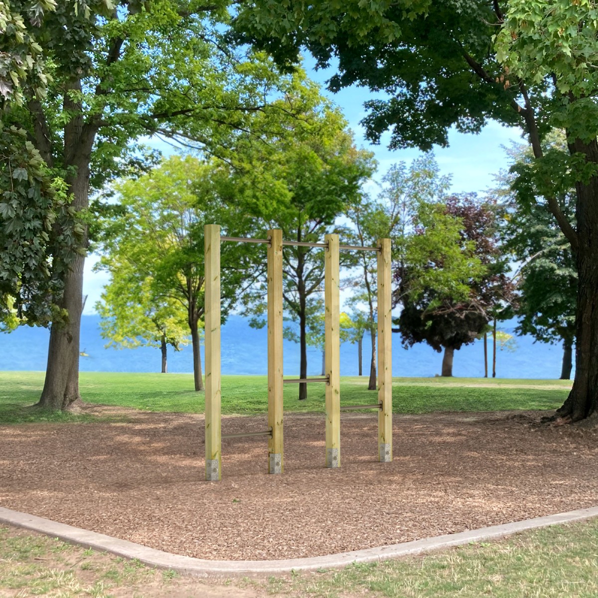 Parkour per il parco giochi Wickey PRO Fit Step  100956