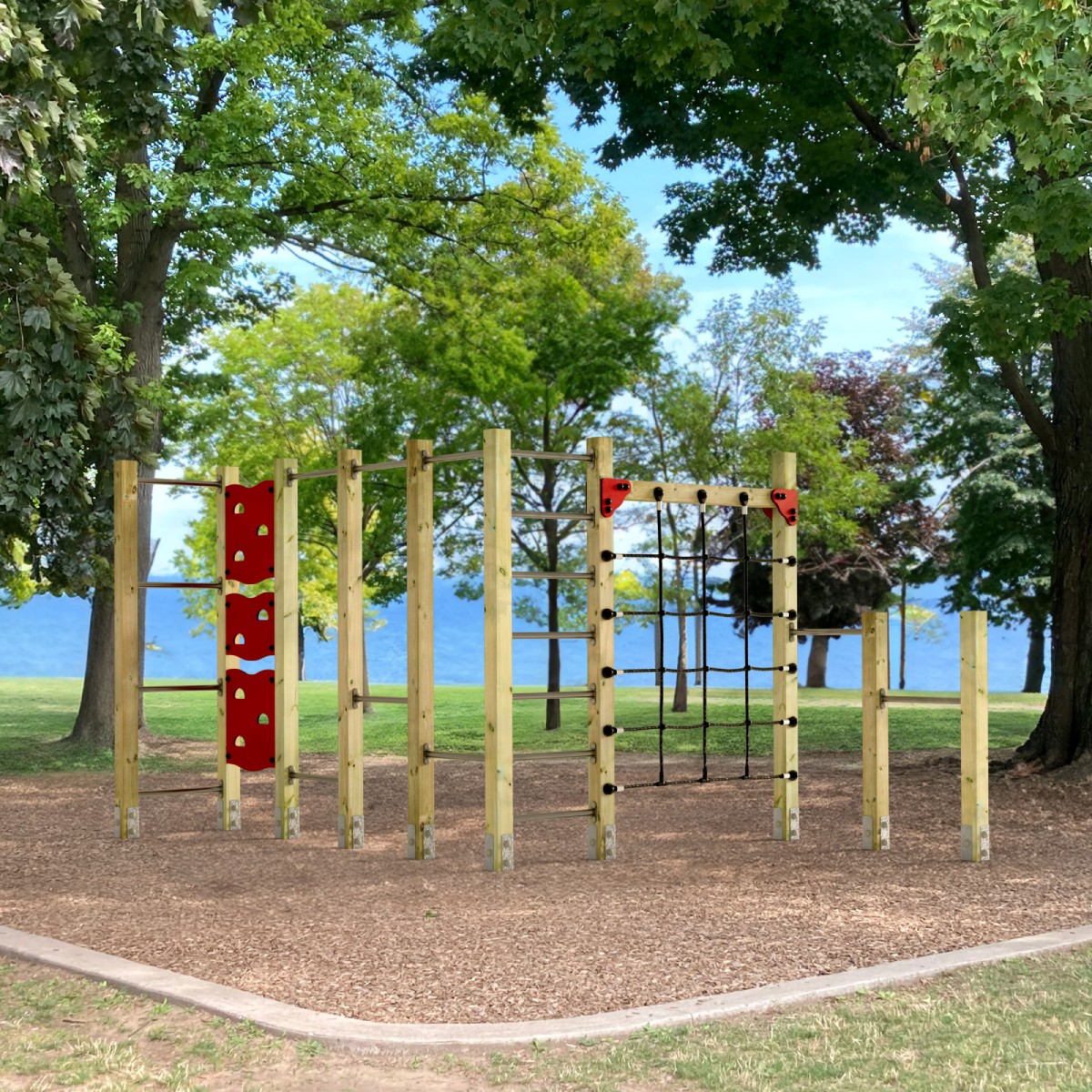 Parkour per il parco giochi Wickey PRO Fit Stride  100964_k